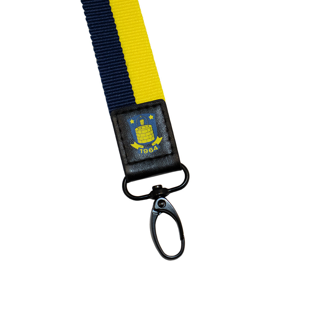 Brøndby Nøglesnor Gul/Blå - Kort model