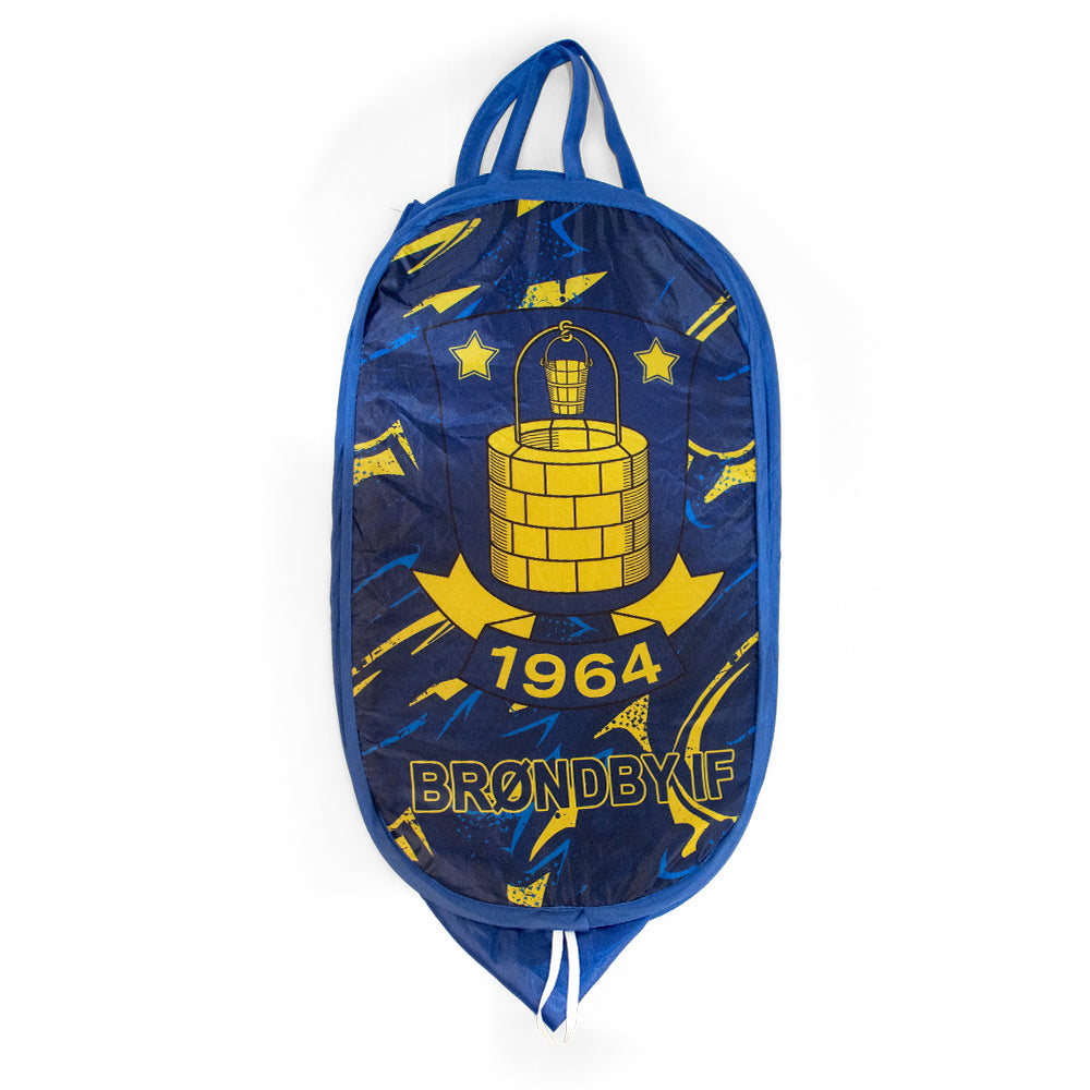 Brøndby Pop-up Kurv Blå/Gul m.Logo