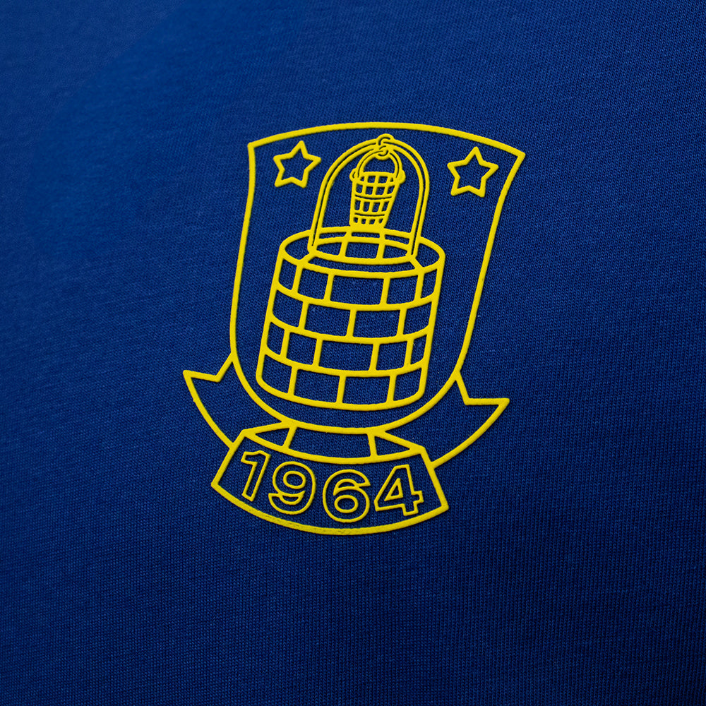 T-shirt - Hummel Blå med gule ærmer Børn