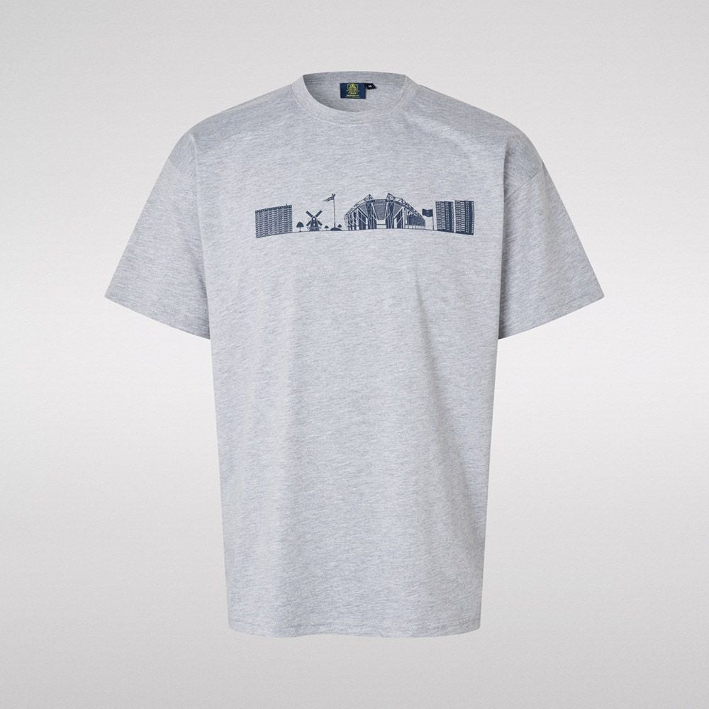 T-shirt - Grå med Skyline
