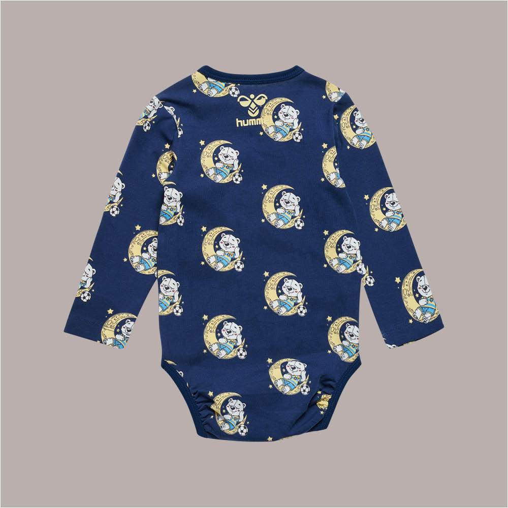 Brøndby X Hummel Body L/S Navy Måne