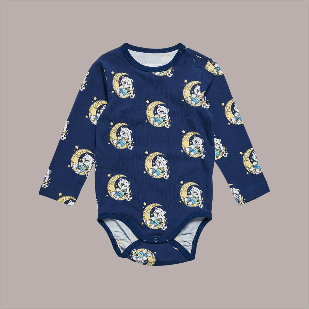 Brøndby X Hummel Body L/S Navy Måne