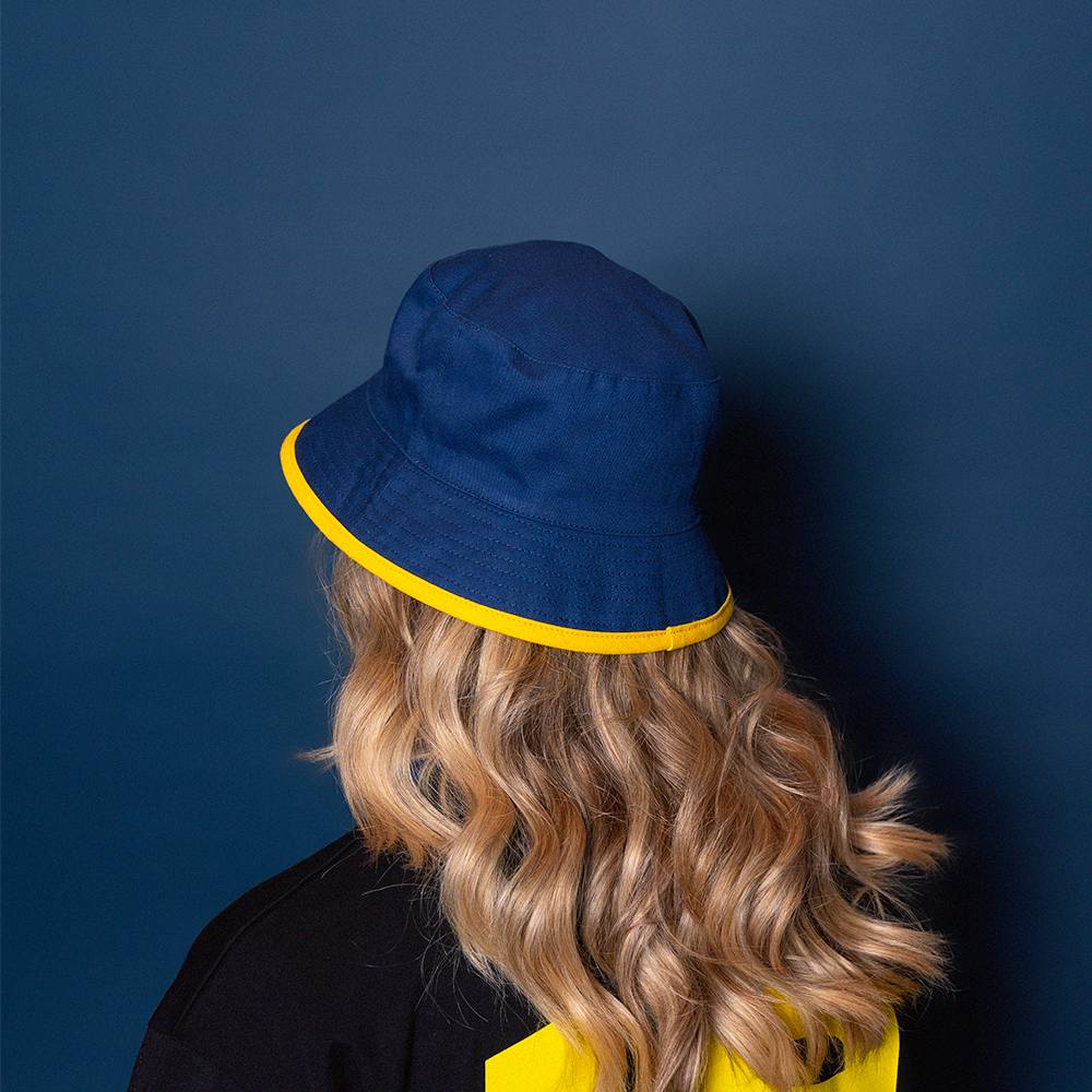 Bøllehat - Gul/Blå