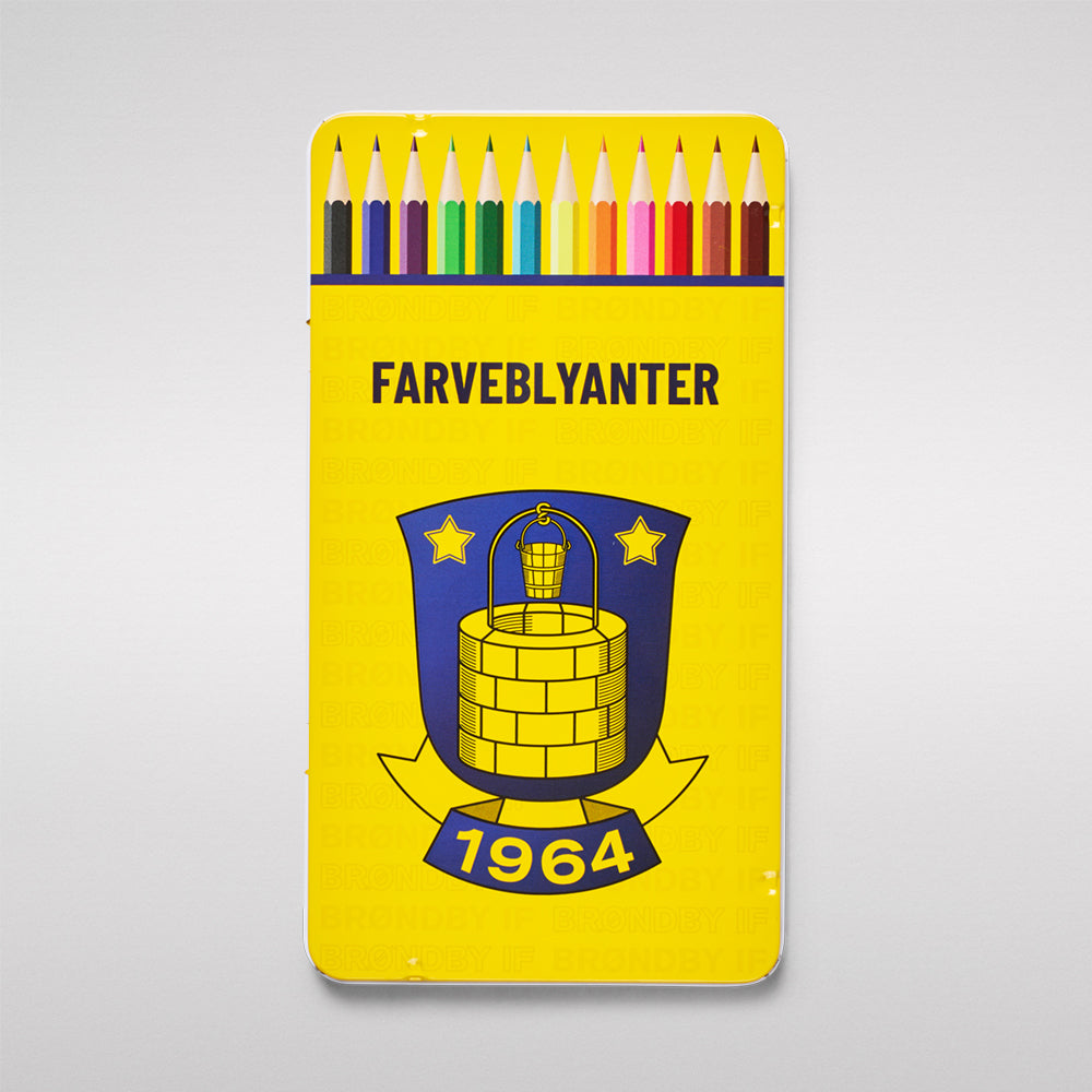 Brøndby Farveblyanter 12 stk.
