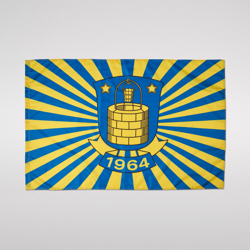 Brøndby Flag – Stor 100x150cm Sol