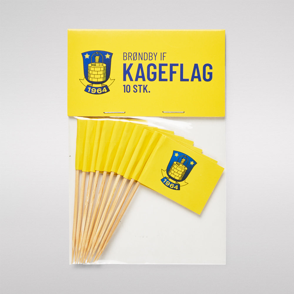Brøndby Kageflag 10 stk.
