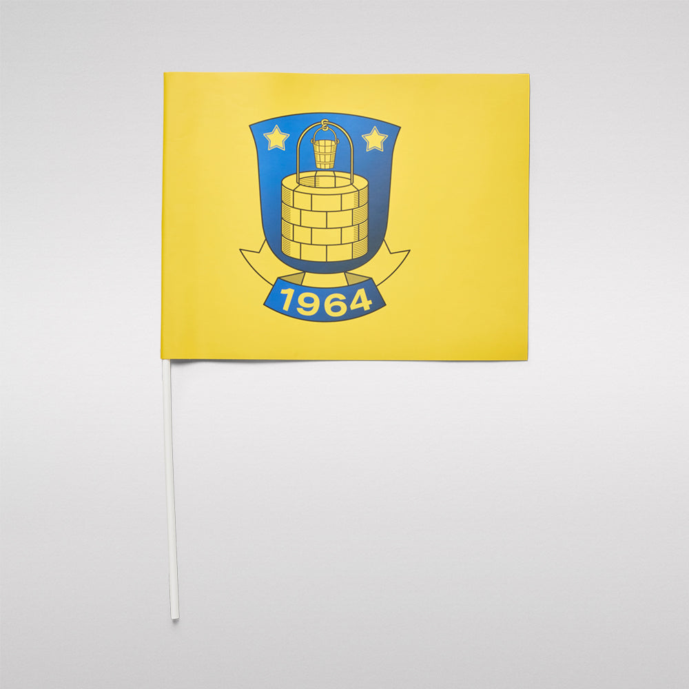 Brøndby Papirsflag 10 stk.