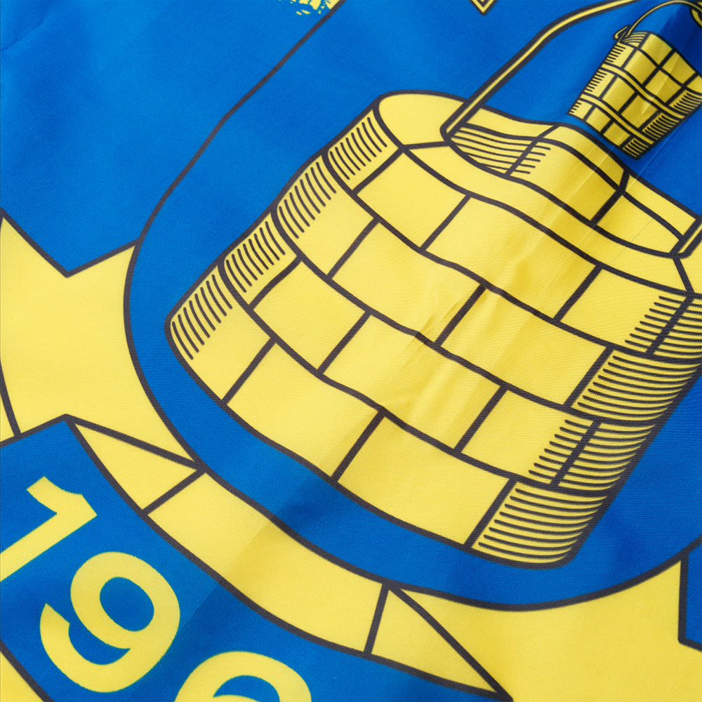 Brøndby Flag - 35x50cm Striber m. logo