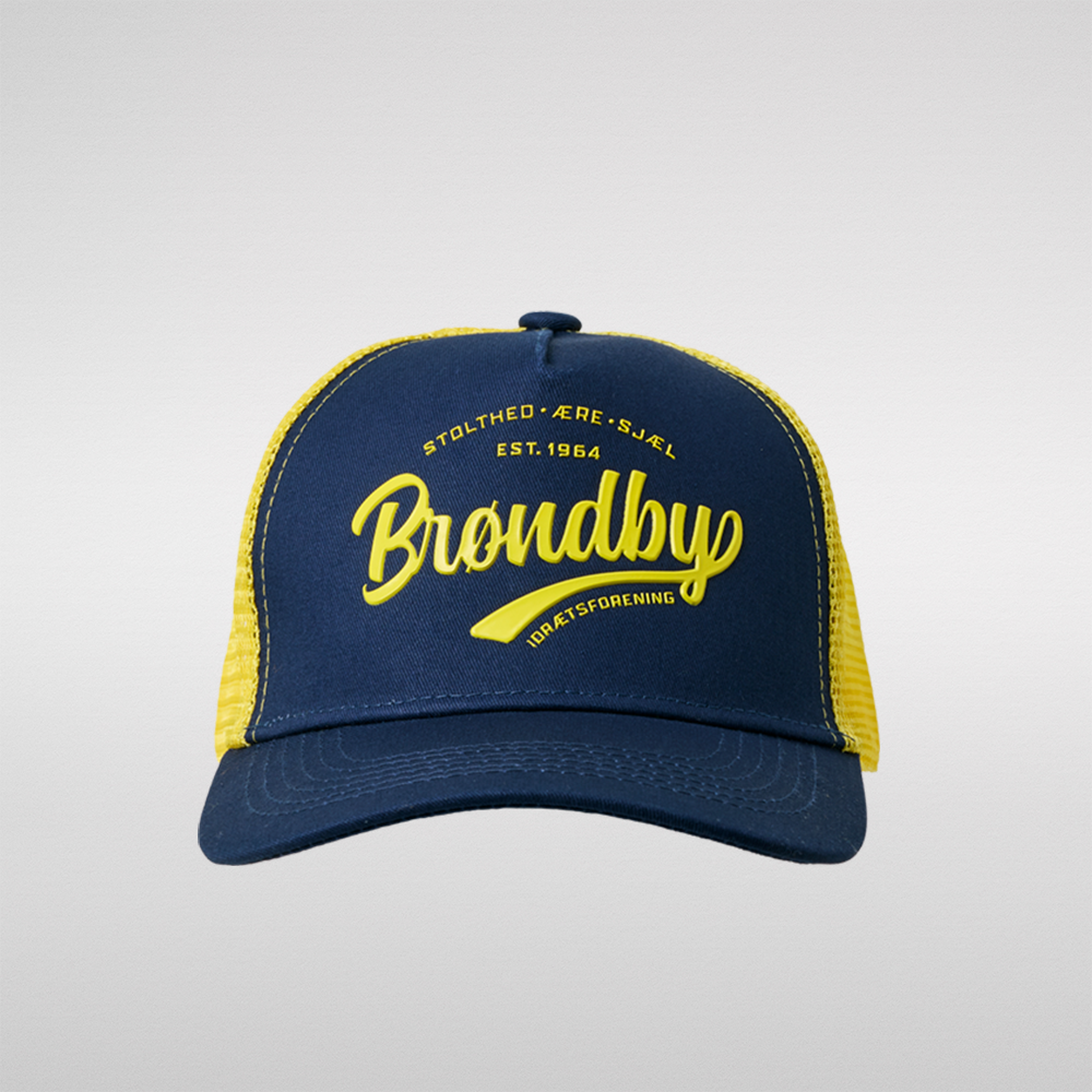 Cap – Trucker Gul med Brøndby IF