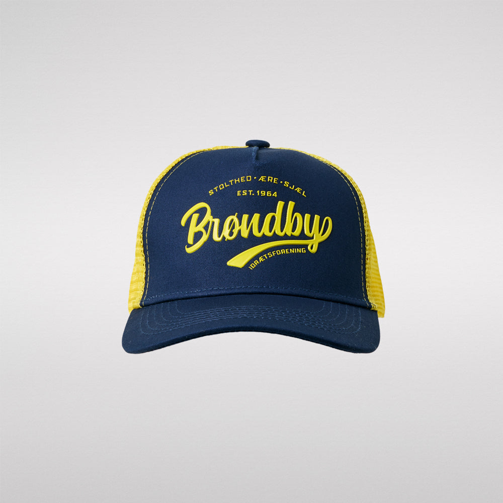 Cap – Trucker Gul med Brøndby IF