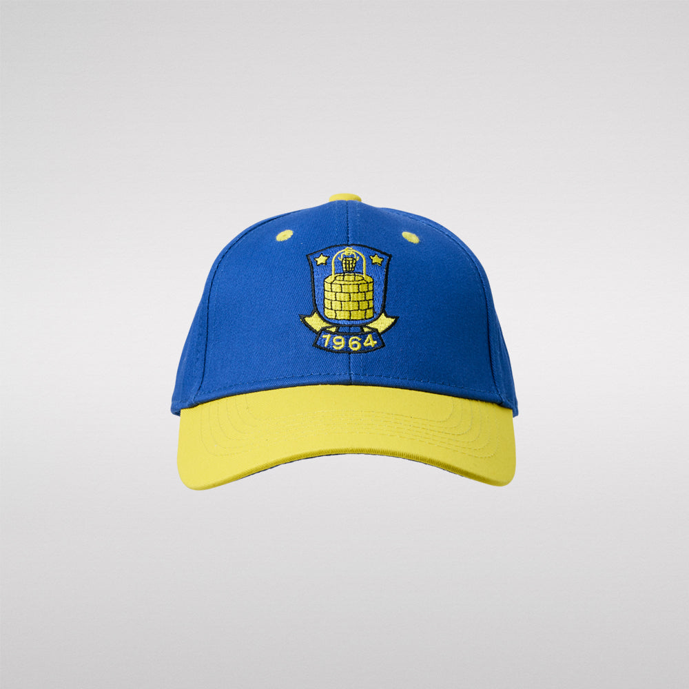 Cap - Blå/Gul med logo Børn