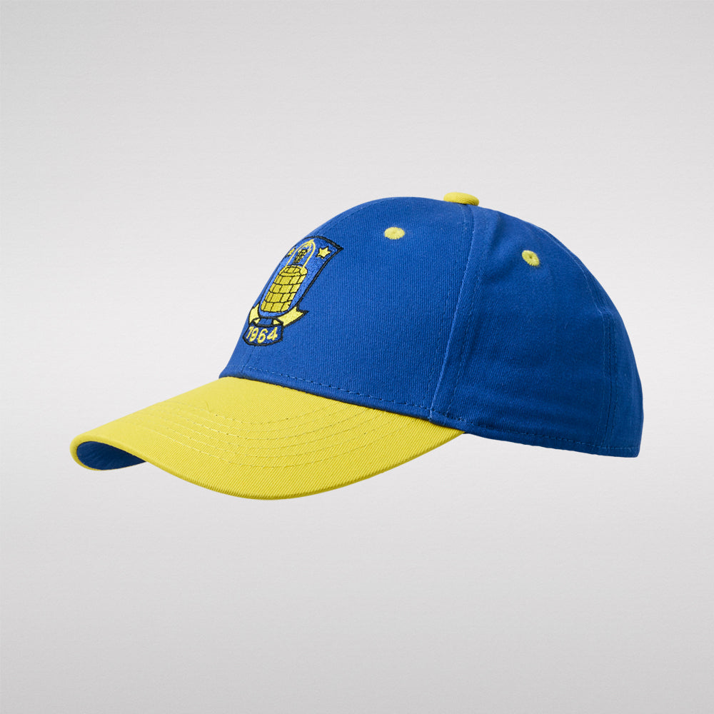 Cap - Blå/Gul med logo Børn