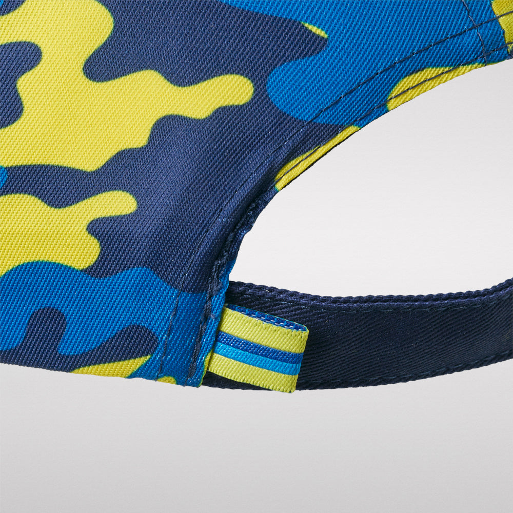 Cap - Gul og blå camo Børn