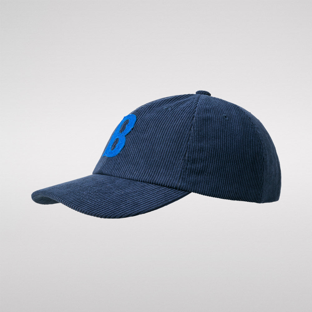 Cap – Dad Cap Navy fløjl med B