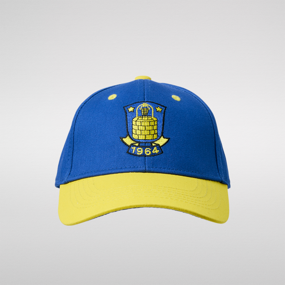 Cap - Blå/Gul med logo Børn