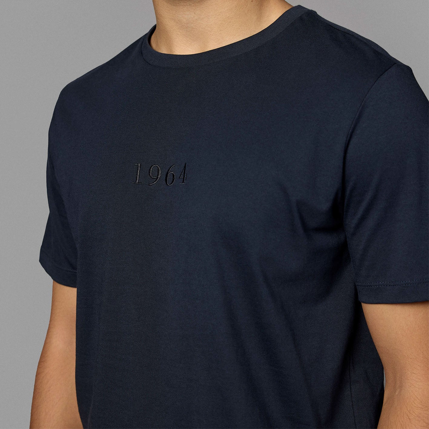 Brøndby Casual T-shirt Navy med 1964