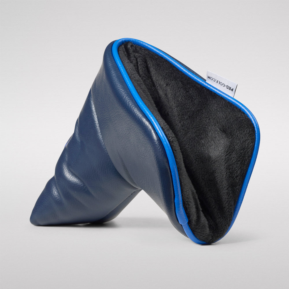 Golf Blade Putter Cover Navy m. Logo