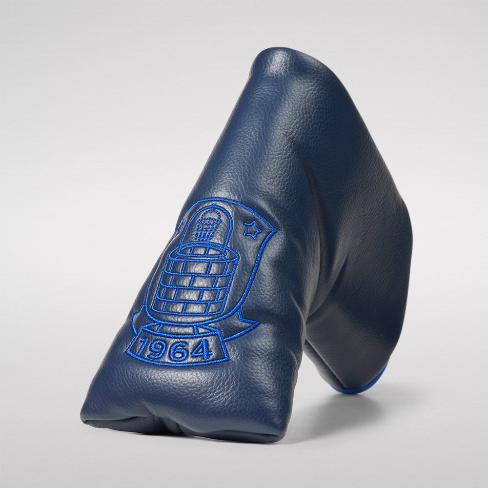 Golf Blade Putter Cover Navy m. Logo