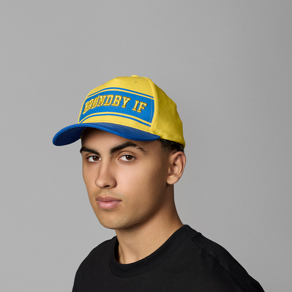 Cap - Gul med Blå skygge Brøndby IF Børn