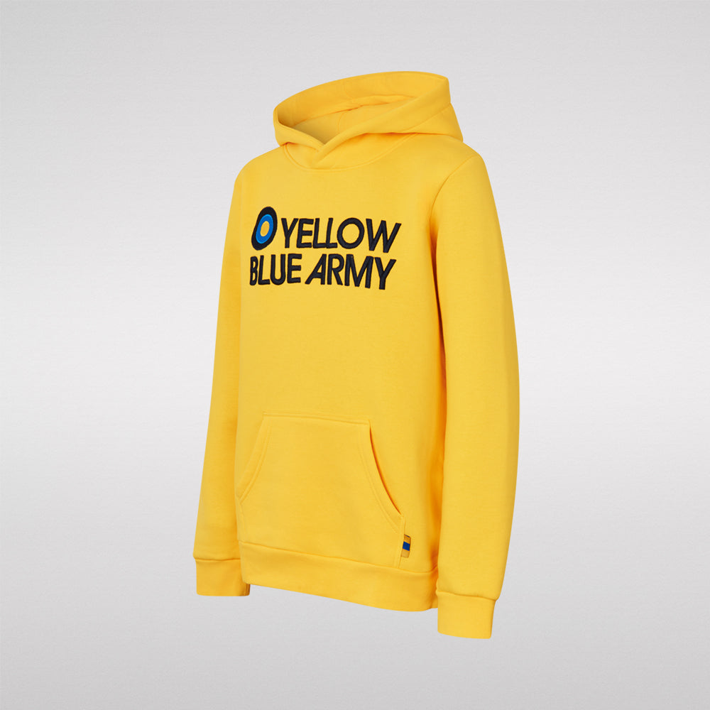 Hættetrøje Gul med YBA Børn