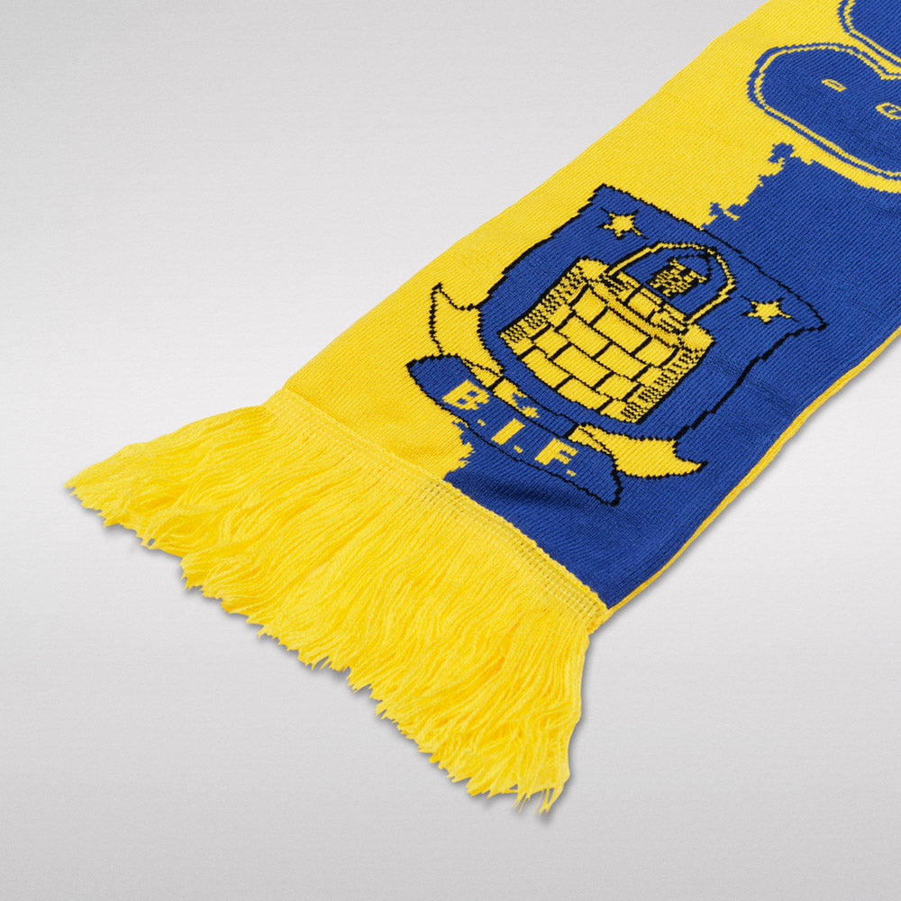 Halstørklæde til børn - Blå/Gul m. Brøndby IF