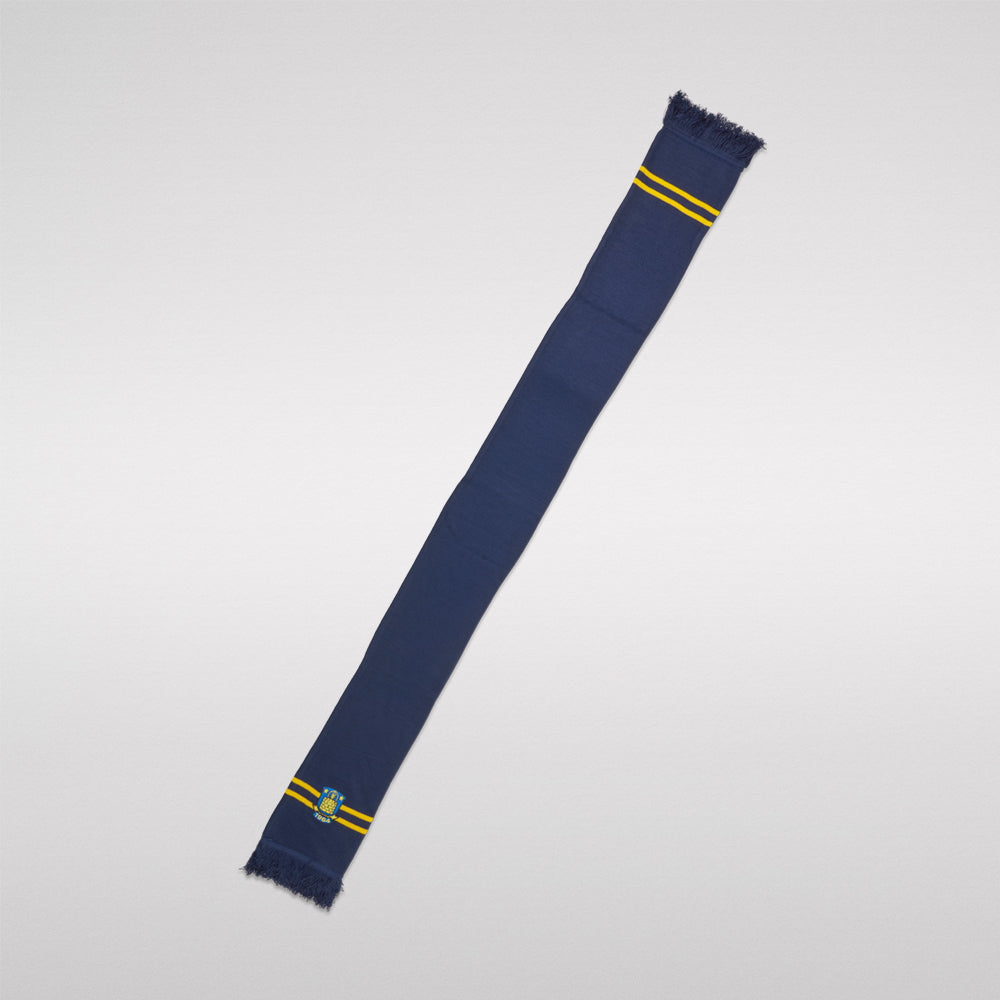 Halstørklæde – Navy m. Broderet Logo