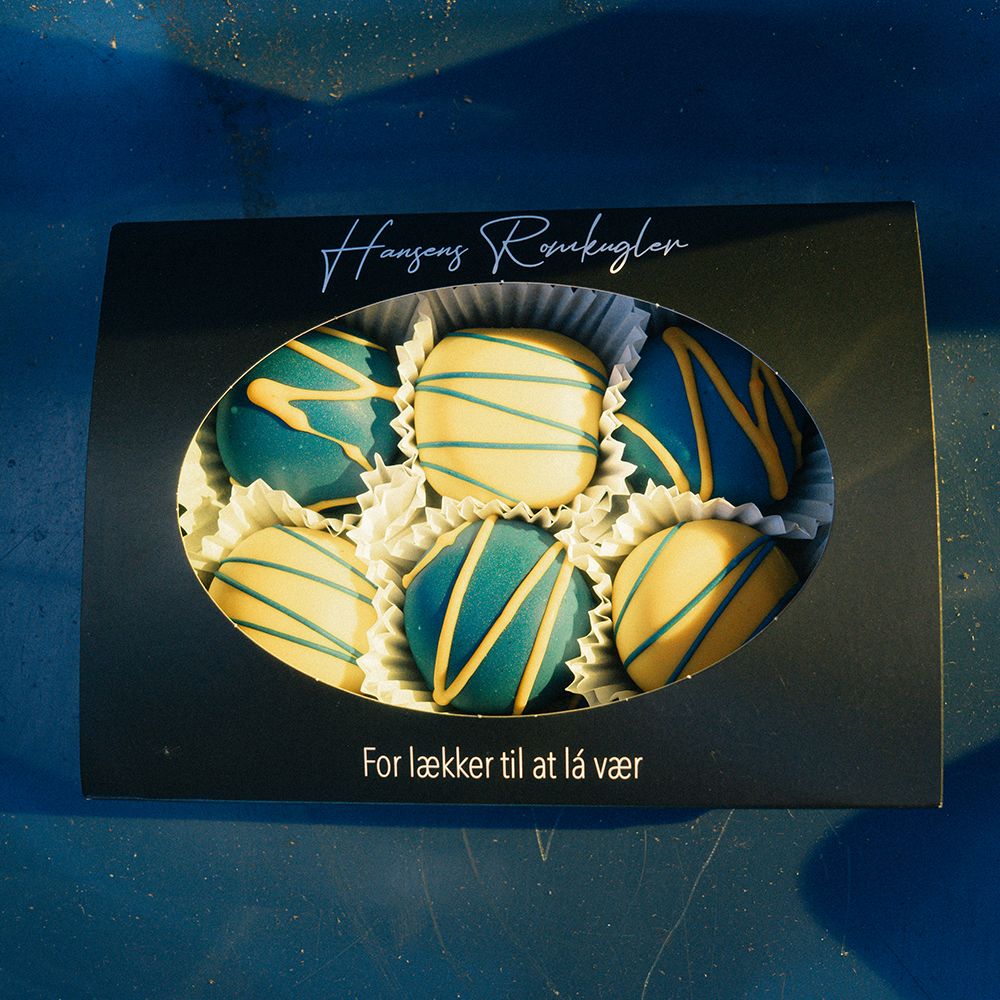 Gul & Blå Hansens Romkugler 6 stk.