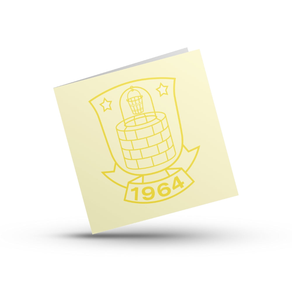 Brøndby Festkort 14,5 x 14,5 cm