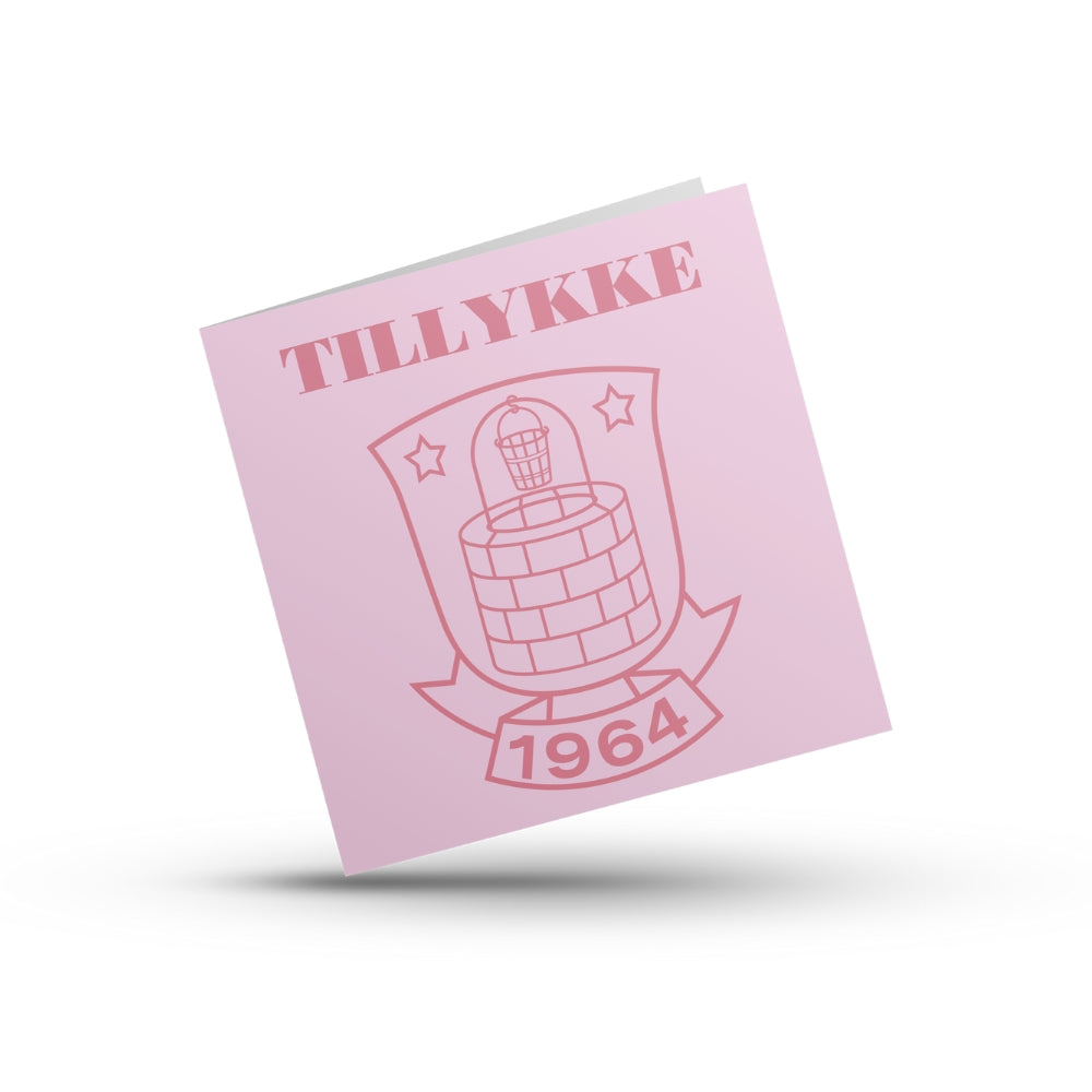 Brøndby Festkort 14,5 x 14,5 cm