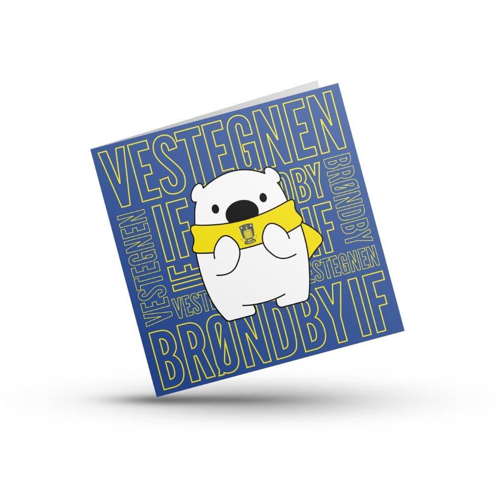 Brøndby Festkort 14,5 x 14,5 cm