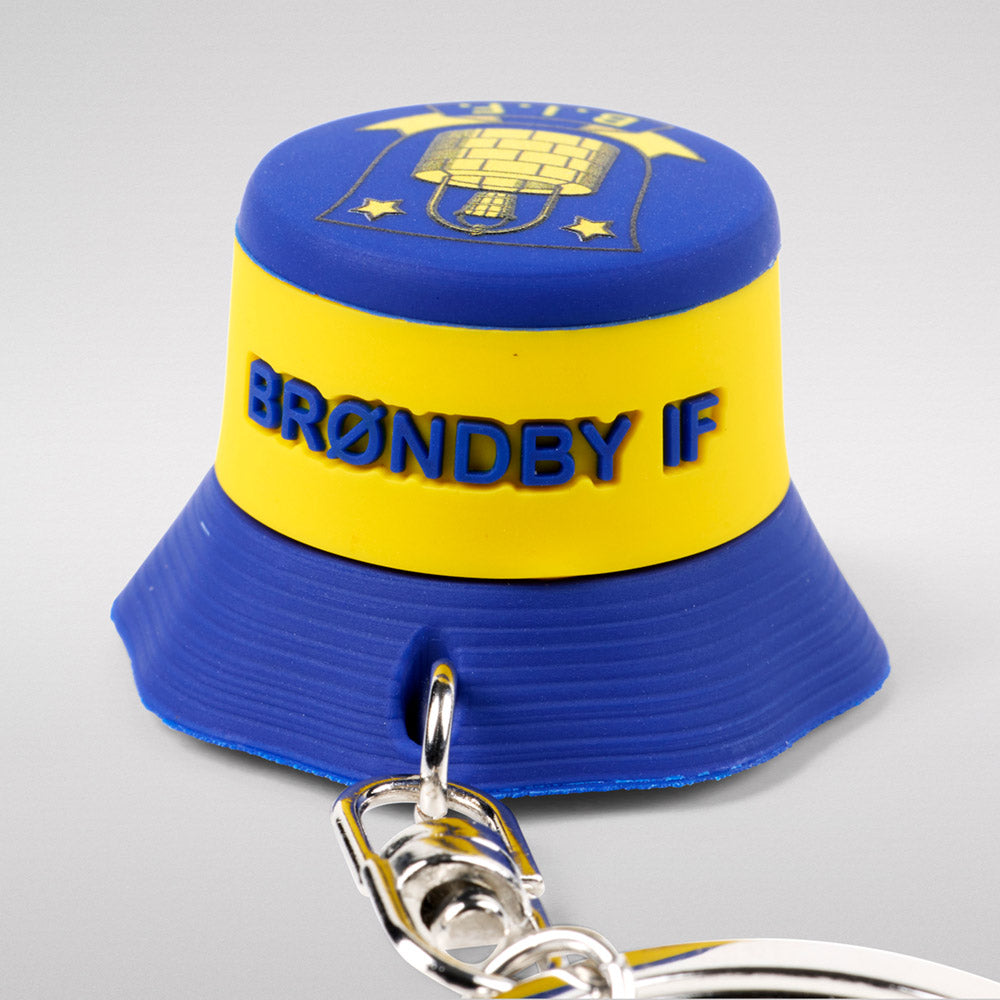 Nøglering Bøllehat m. BRØNDBY IF