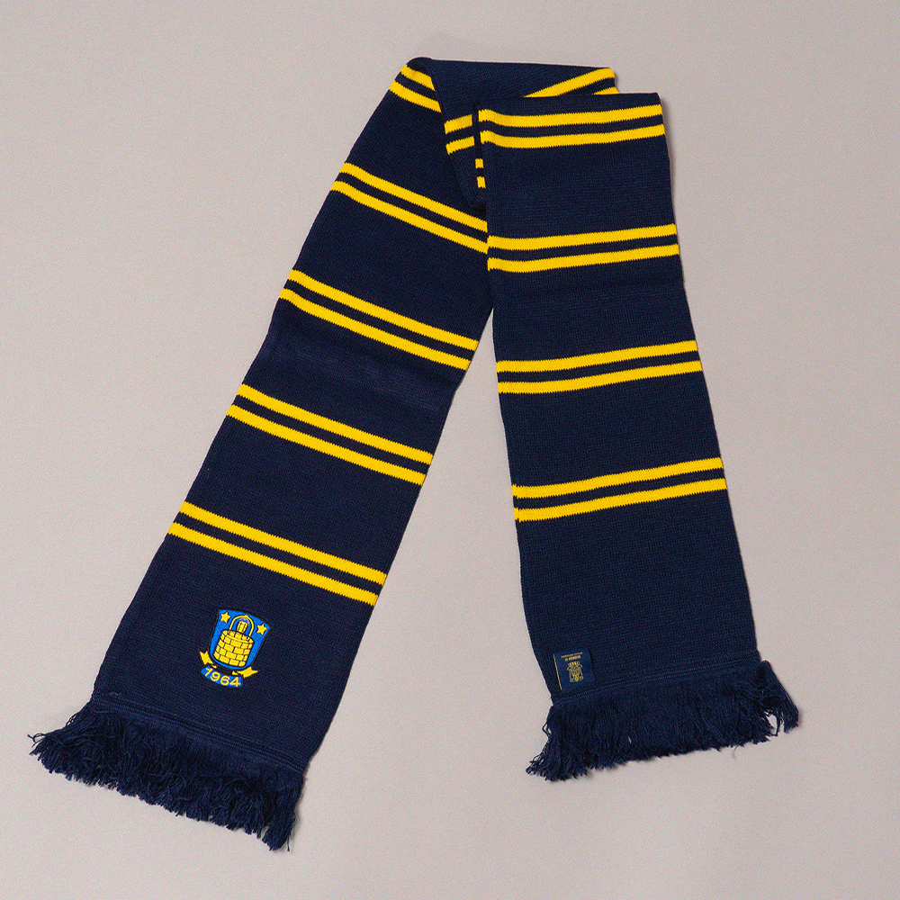 Halstørklæde – Navy m. Broderet Logo/1964