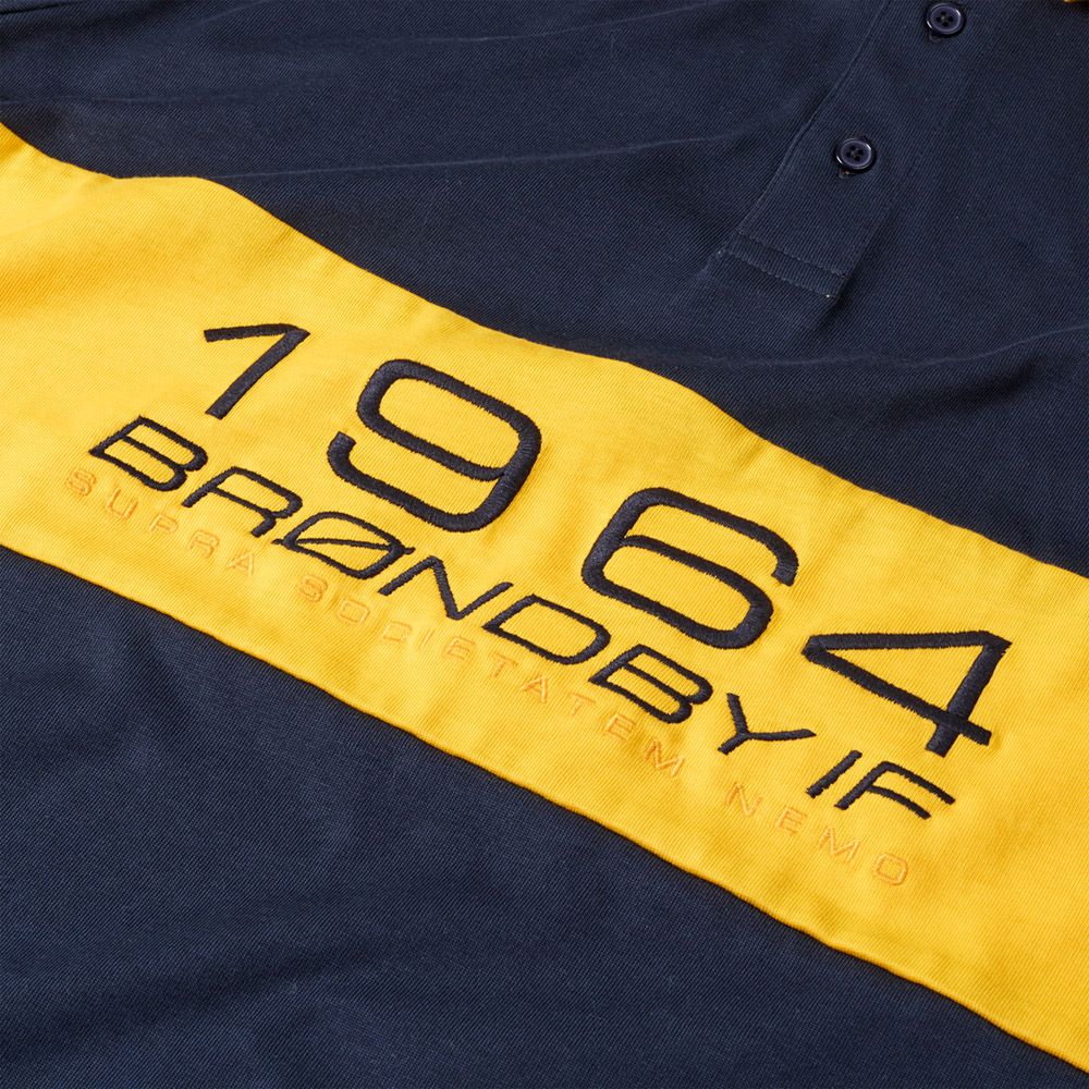 Polo Langærmet Navy/Gul - 1964