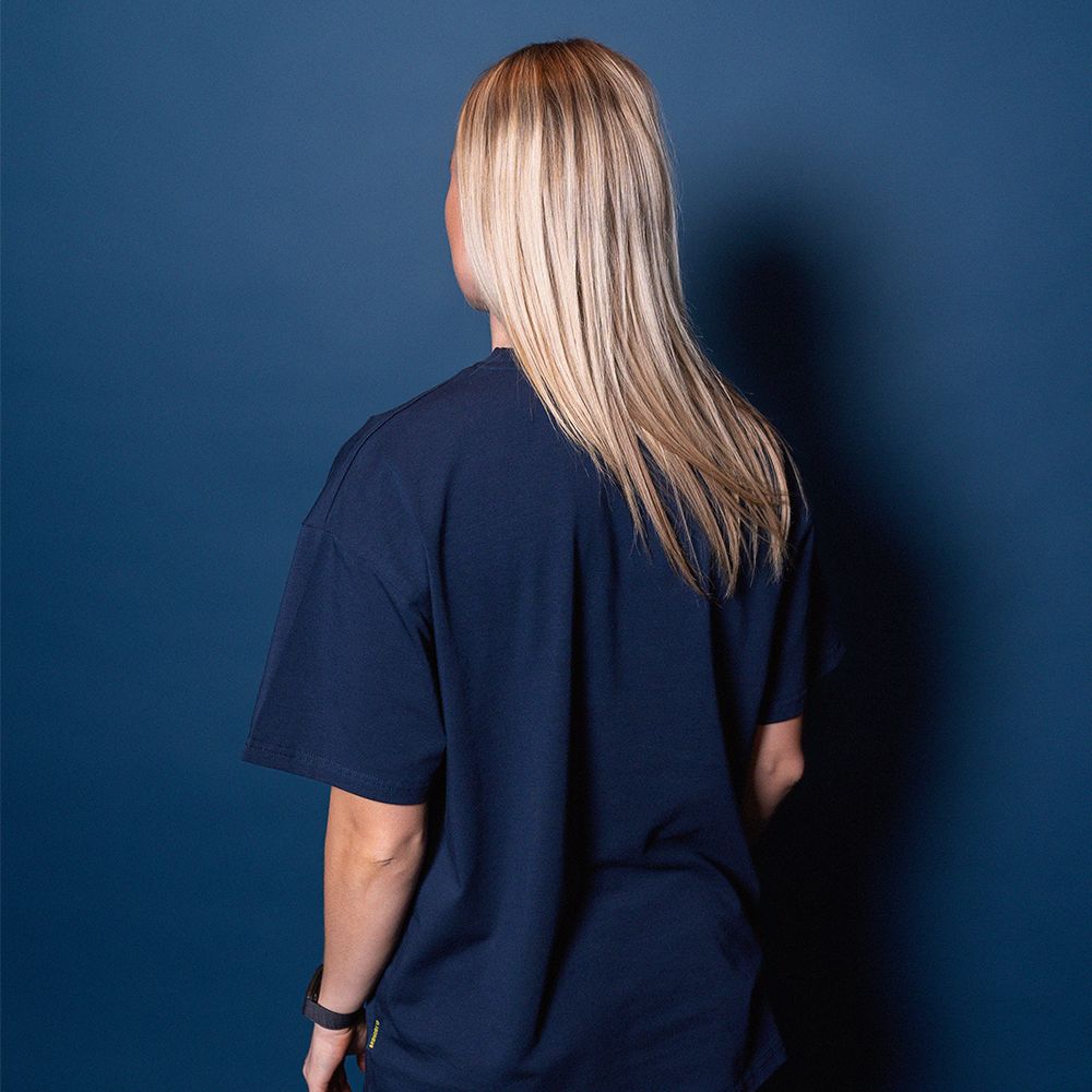T-Shirt - Navy med BIF Badge