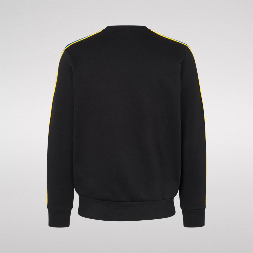 Sweatshirt Sort m. logo/striber