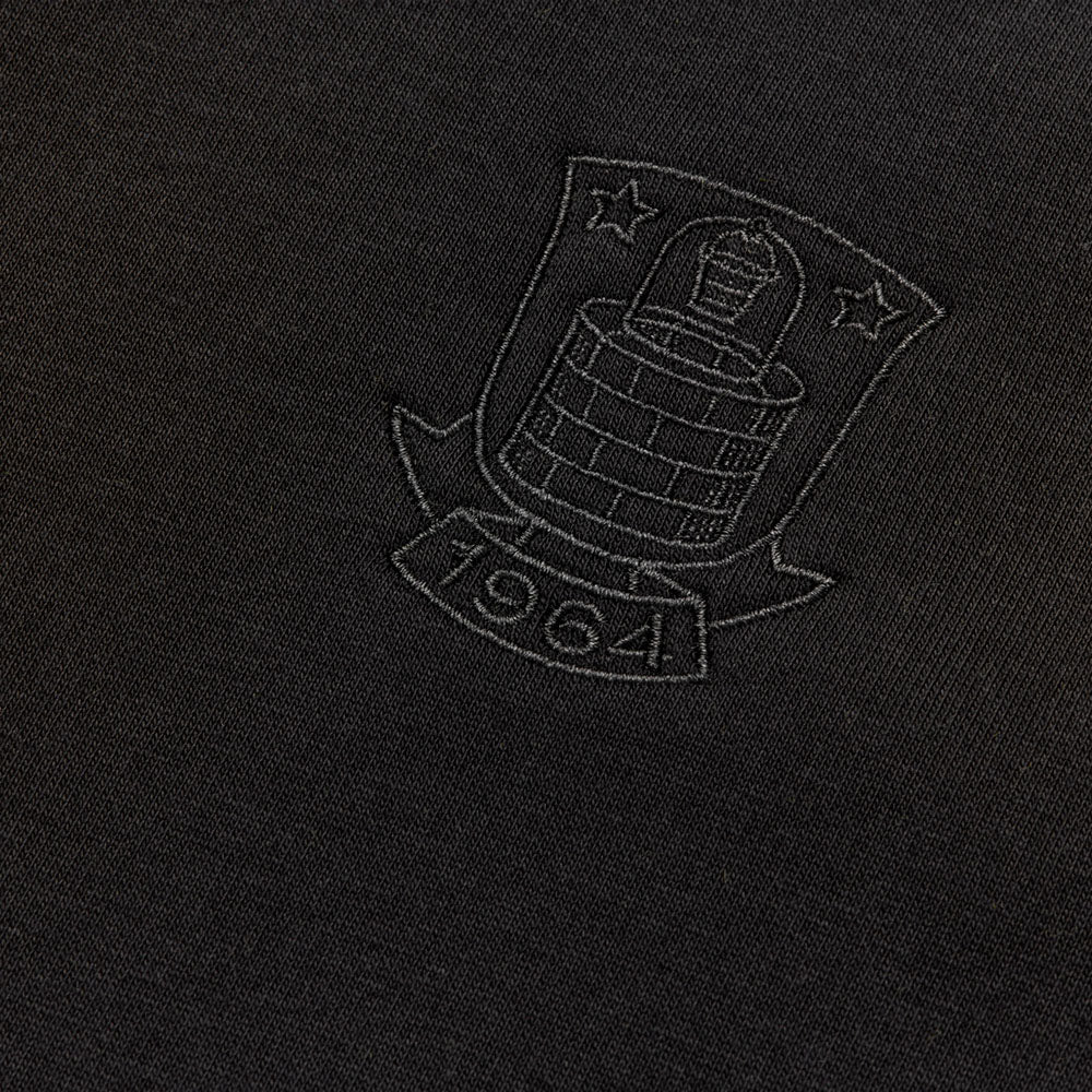 Sweatshirt Sort m. logo/striber Børn
