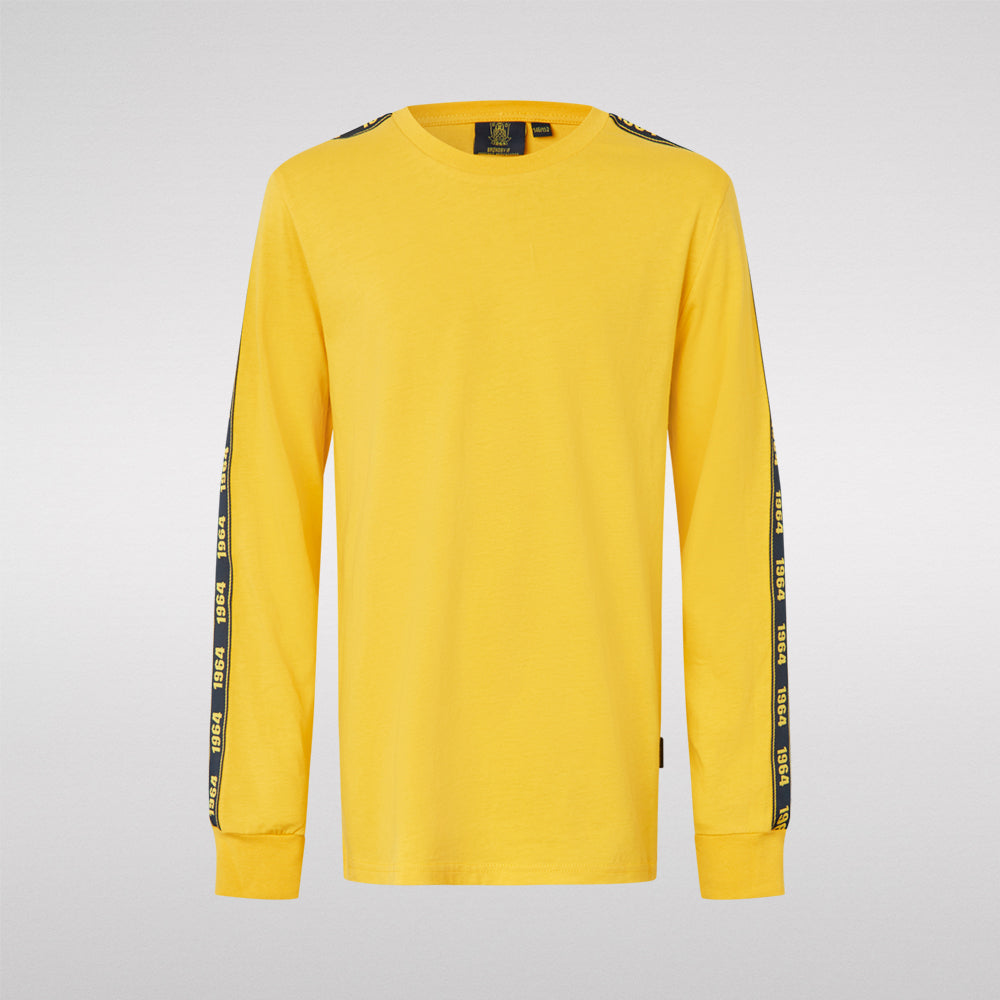 T-shirt L/S Gul m. 1964 bånd Børn