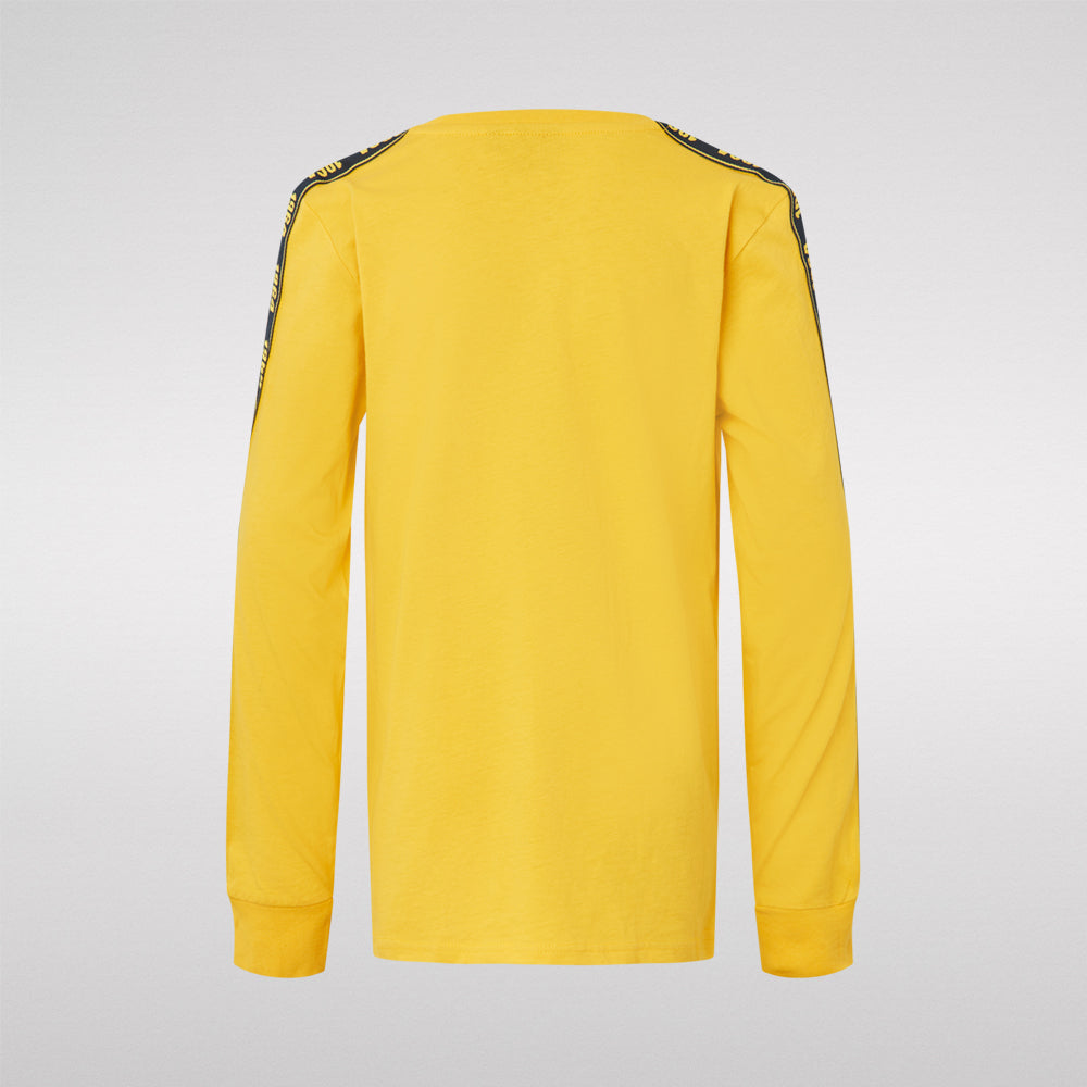 T-shirt L/S Gul m. 1964 bånd Børn