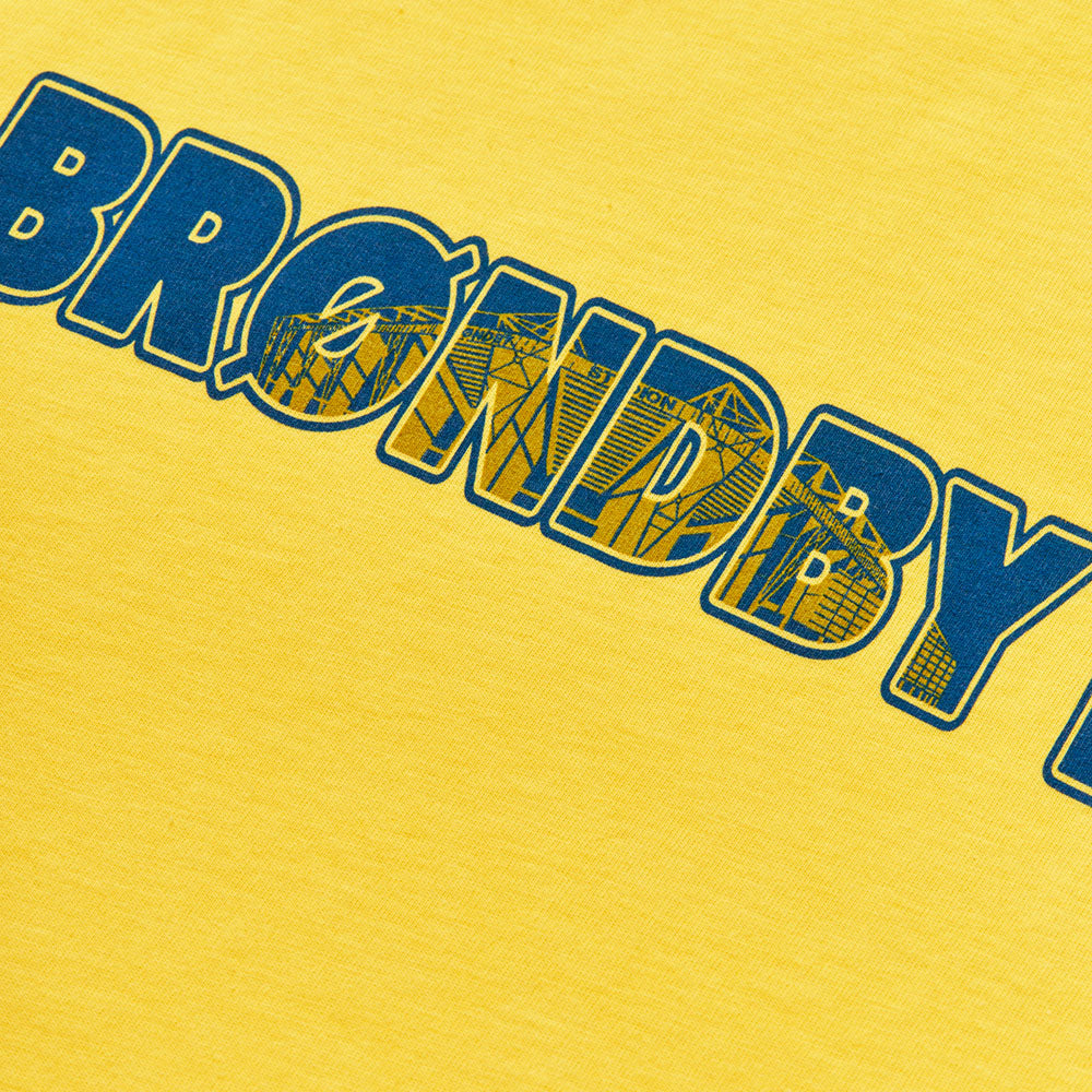 T-shirt – Gul Brøndby IF Børn