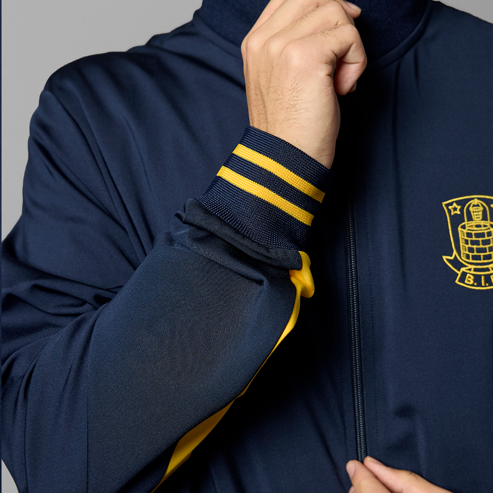 WCT Tracktop Navy m. BIF Logo Børn