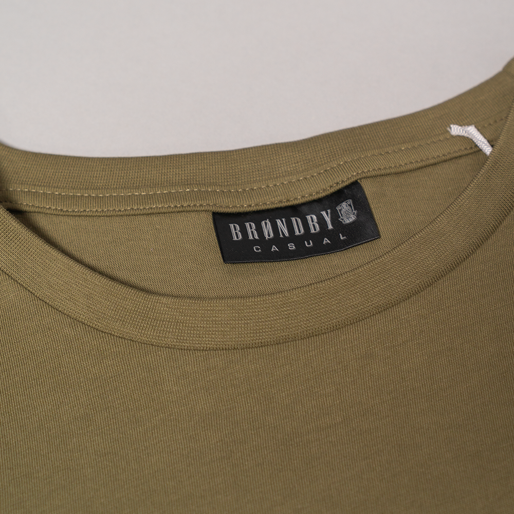 Brøndby Casual T-shirt Yellow Blue Army