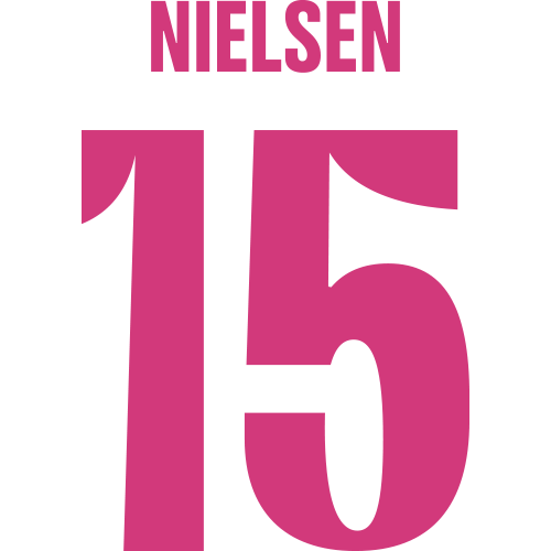 Spiller navn og nummer Kvinder - Udebane