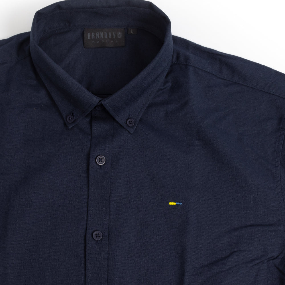 Brøndby Casual Skjorte Navy 24 – Brøndby Shoppen