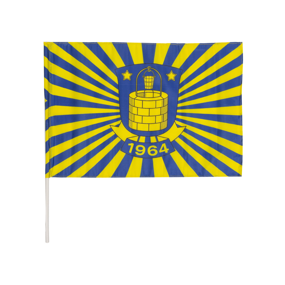 Brøndby Flag – 35x50cm Sol