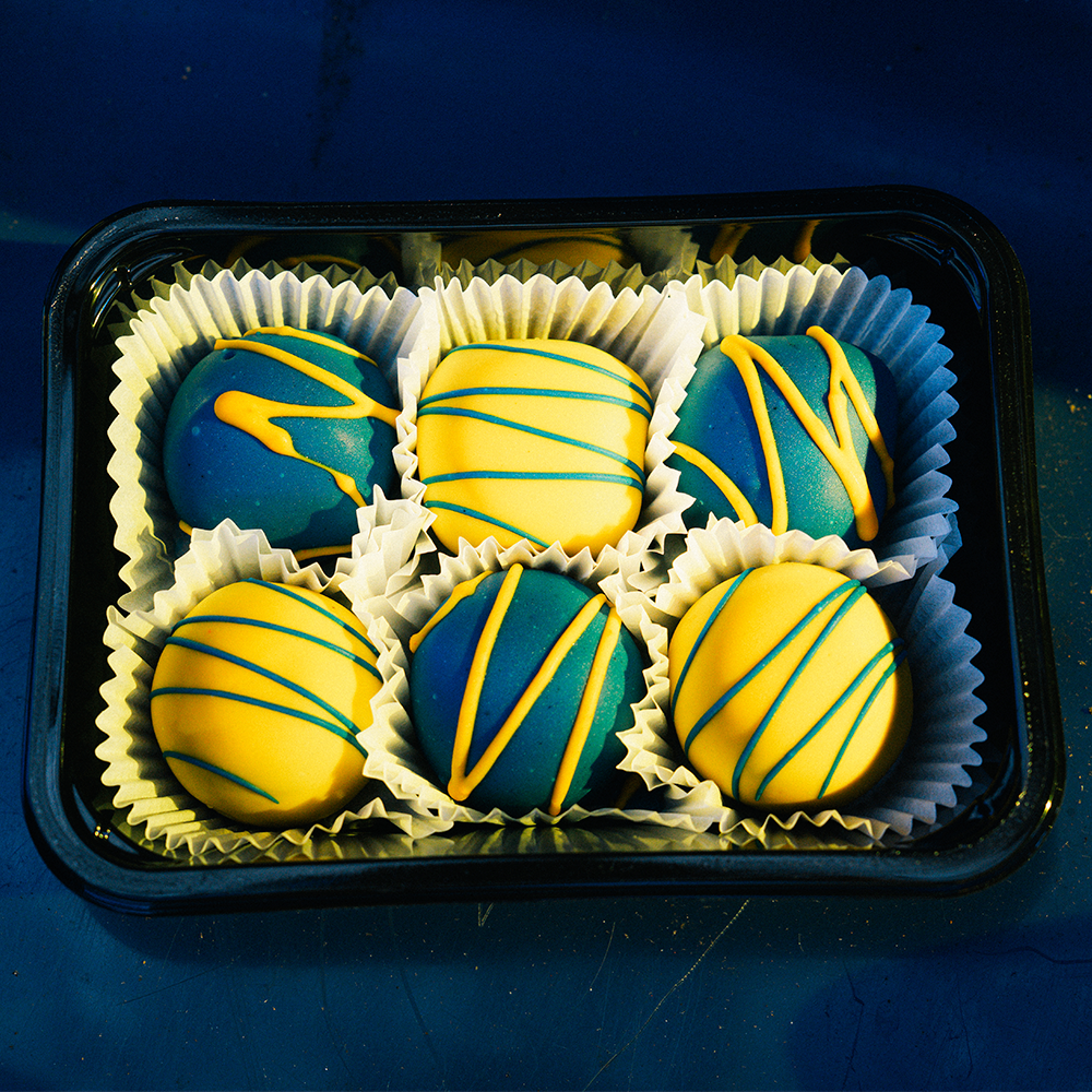 Gul & Blå Hansens Romkugler 6 stk.