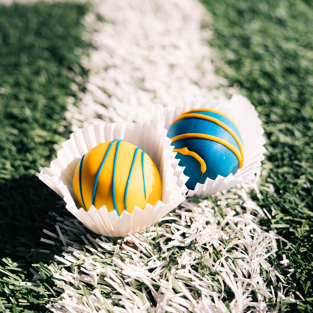 Gul & Blå Hansens Romkugler 6 stk.