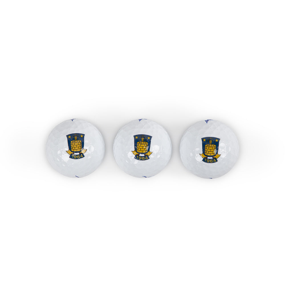 Golfbolde 3pak med logo