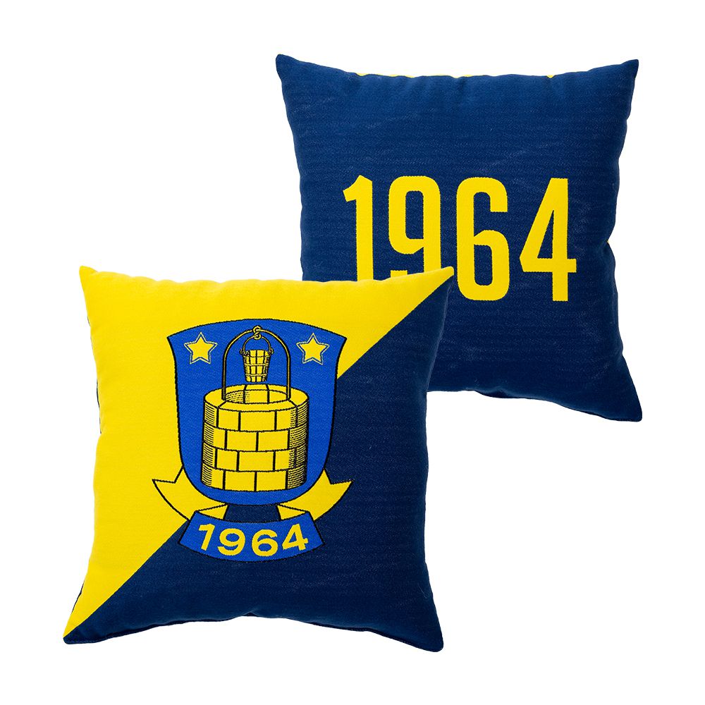 Brøndby Pude Gul/Blå (5701130485926)