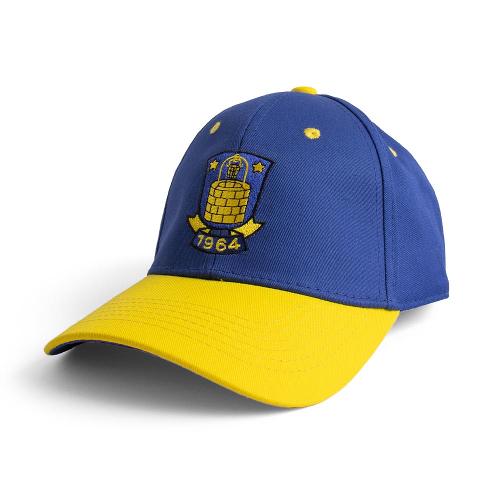Cap - Blå/Gul med logo Børn