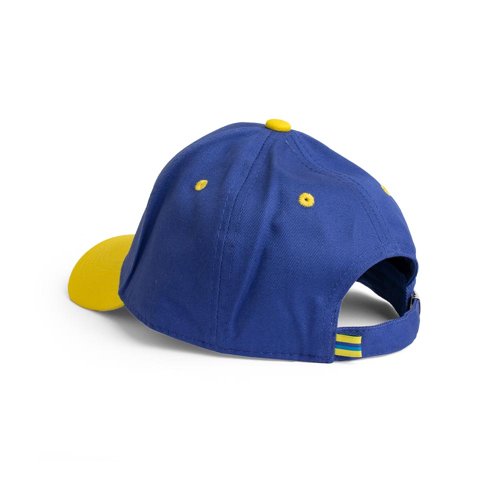 Cap - Blå/Gul med logo Børn